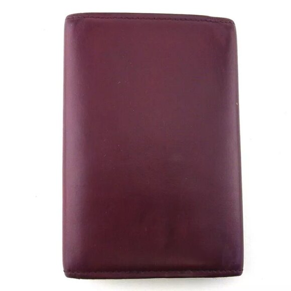 Cartier Key Case Masteline Boldeaux Leather Authentic Used - Picture 2 of 9